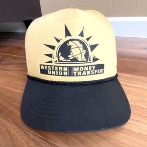 Vintage Western Union Snapback Hat